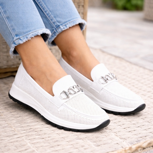 Pantofi Casual Emilia White
