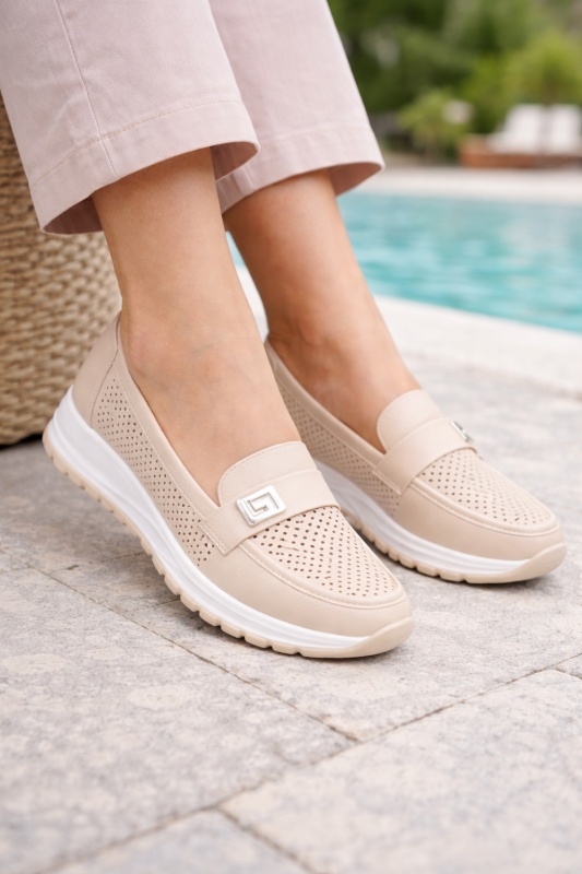 Pantofi Casual Emilia2 Beige