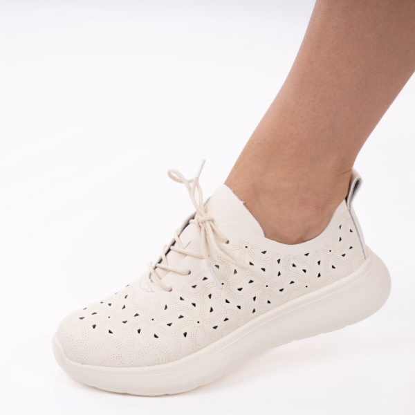 Pantofi Casual Viviana Beige