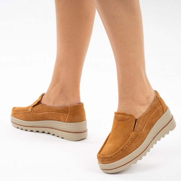 Pantofi Piele Naturala Setuba Brown2