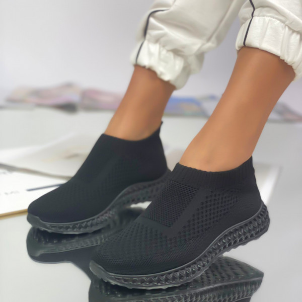 Pantofi Sport Dama Negri din Material Textil Afrodita