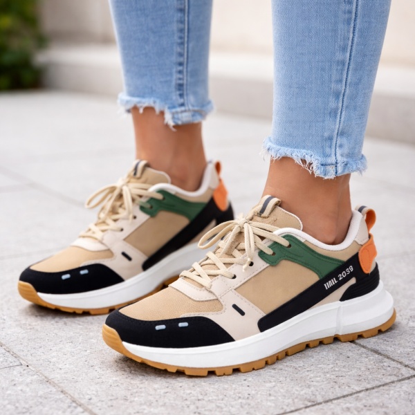 Pantofi sport Imala Khaki