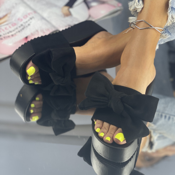 Papuci Dama Negri din Textil Olika