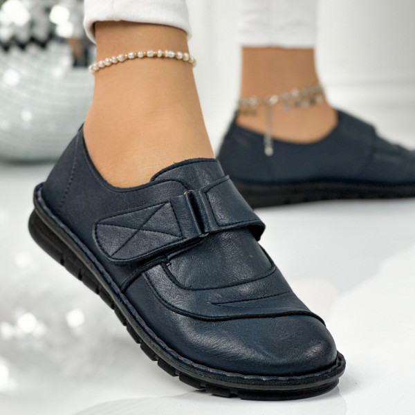 Pantofi Casual Dama Bleumarin din Piele Ecologica Samiel