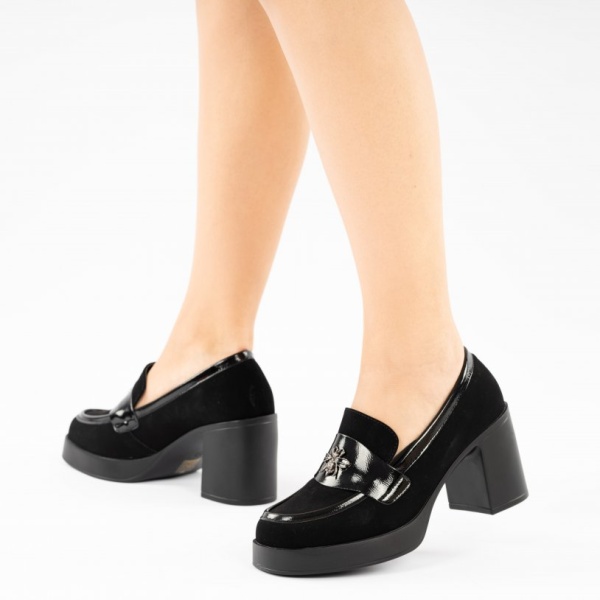 Pantofi Cu Toc Cassia Black3