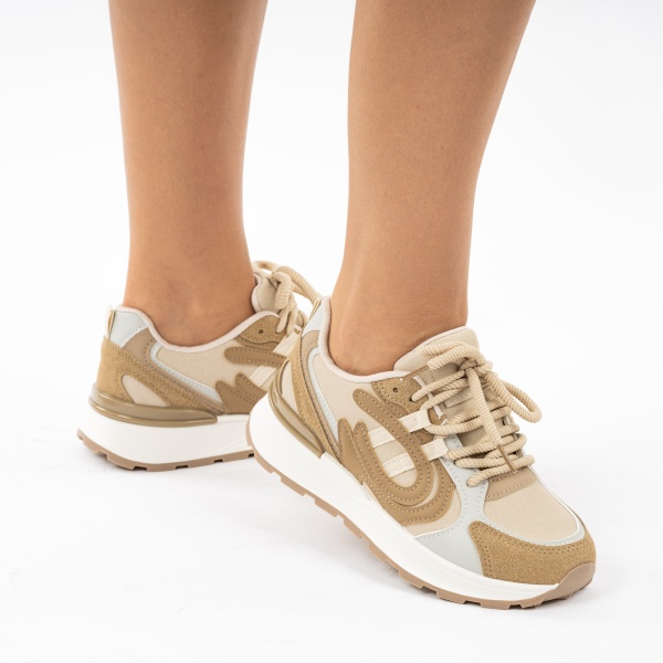 Pantofi Sport Akira Beige