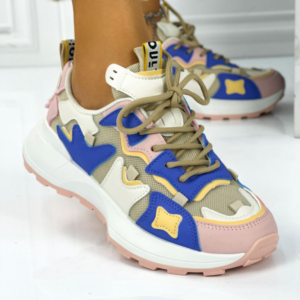 Pantofi Sport Dama Albastri din textil Lusaka