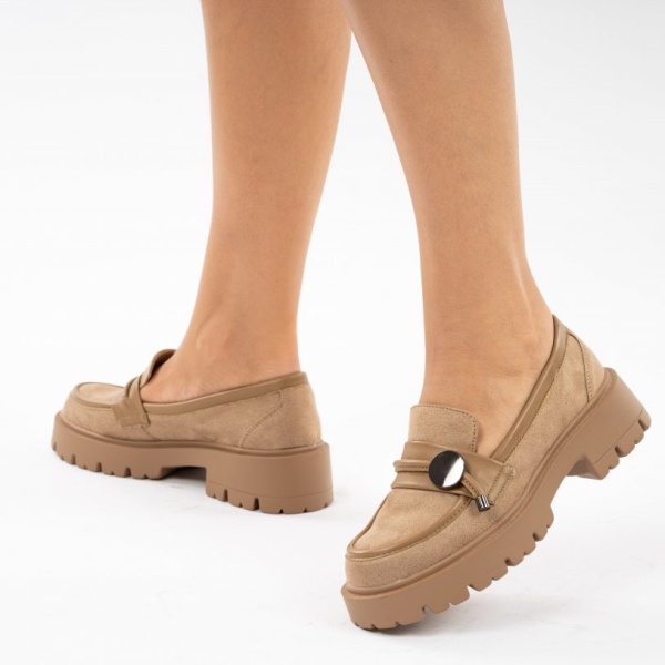 Pantofi Casual Mia3 Khaki