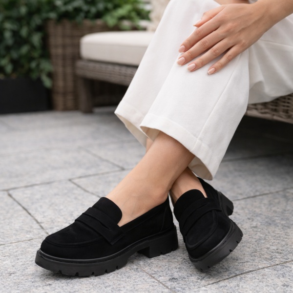 Pantofi Casual Silvia3 Black