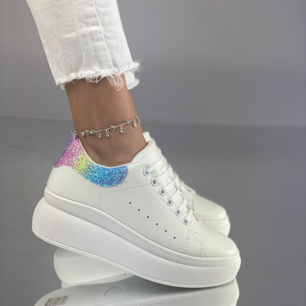 Pantofi Sport Dama Color din Piele Ecologica Cucu