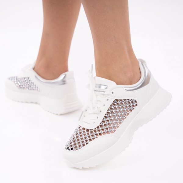 Pantofi Sport Selena White