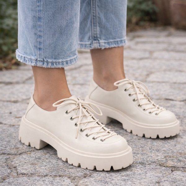 Pantofi Casual Mirisa Beige