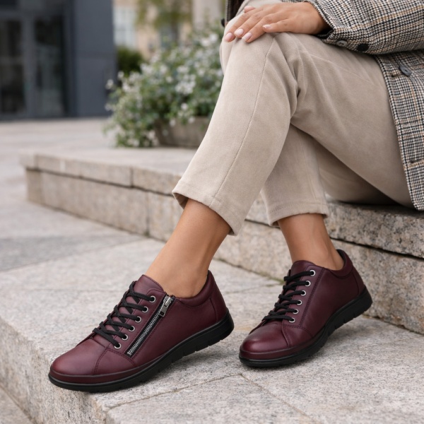 Pantofi Casual Rafes Bordo