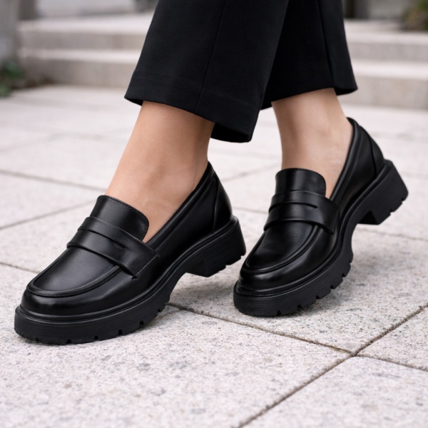 Pantofi Casual Silvia Black