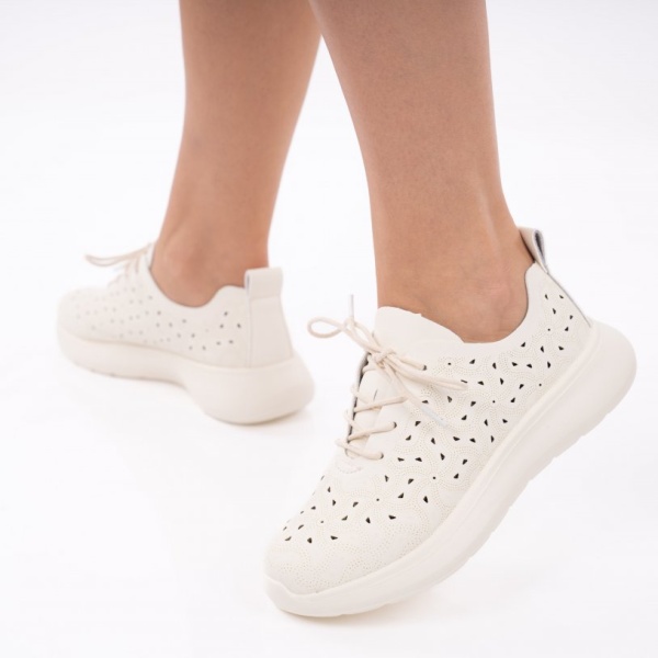 Pantofi Casual Viviana Beige