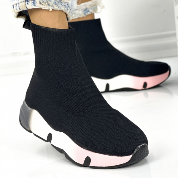 Pantofi Sport Dama Negri Roz din Textil Nigwa
