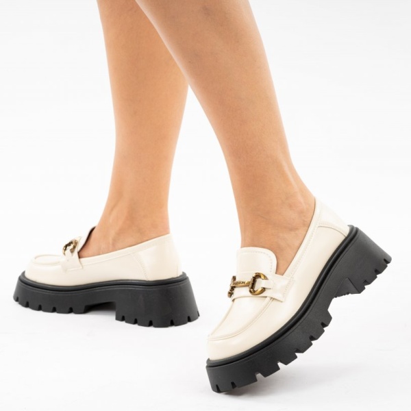Pantofi Casual Arina Beige