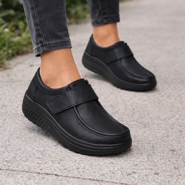 Pantofi Piele Naturala Cansu Black