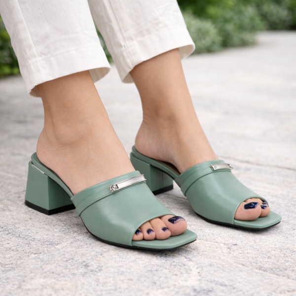 Papuci Cu Toc Erica Green