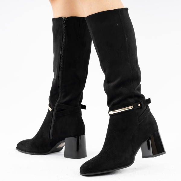 Cizme Cu Toc Efira2 Black