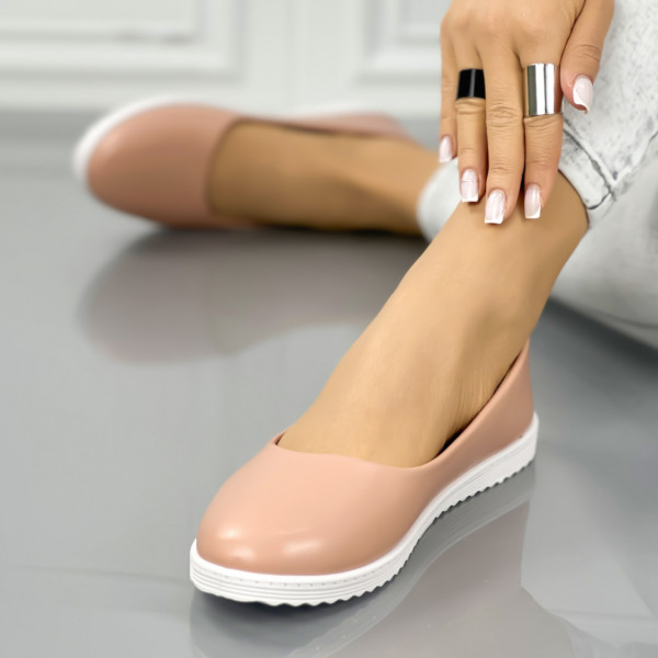 Espadrile Dama Roz din Piele Ecologica Bresfy