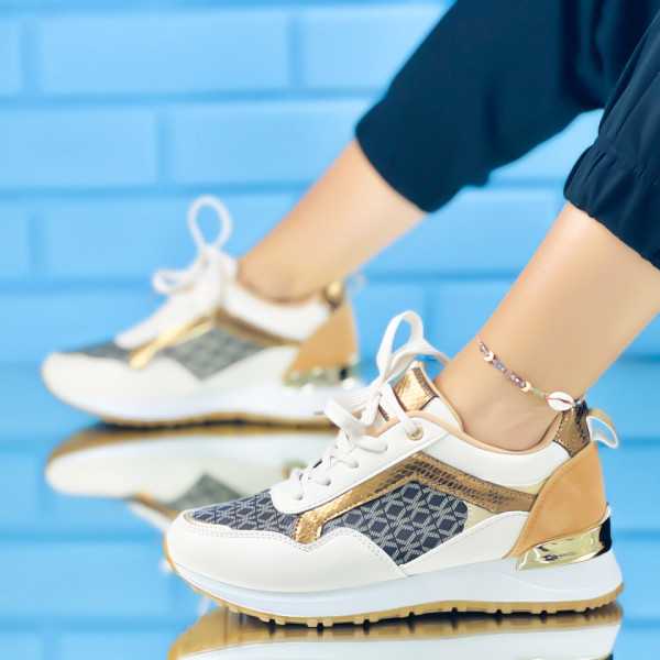 Pantofi Sport Dama Roz din Piele Ecologica Pakaro