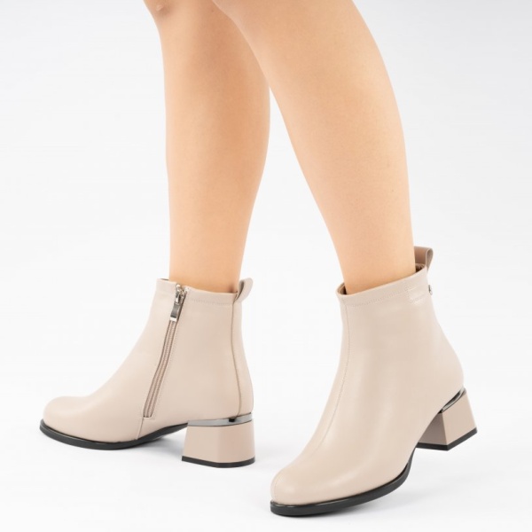 Botine Anelis Beige