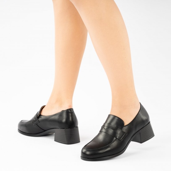 Pantofi Cu Toc Mahira Black