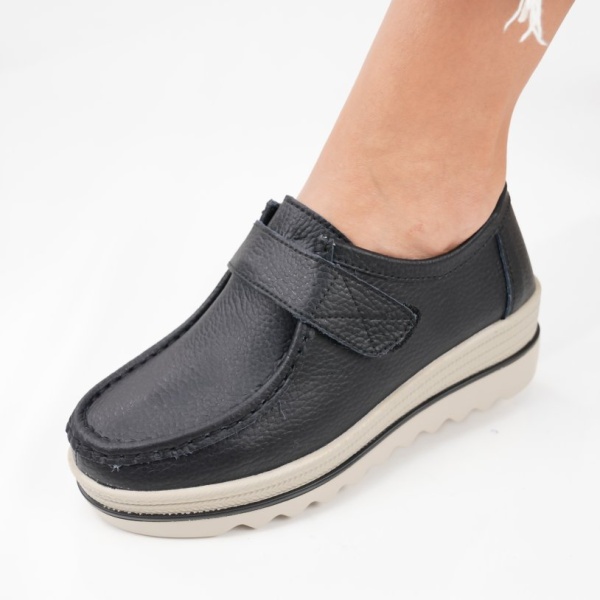 Pantofi Piele Naturala Adriana2 Black