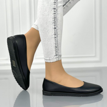 Espadrile Dama Negre din Piele Ecologica Bresfy