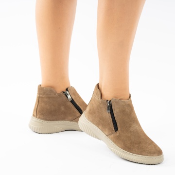 Ghete Piele Naturala Linza2 Khaki