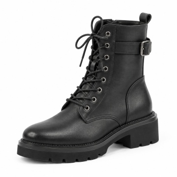 Ghete Piele Naturala Pemra Black