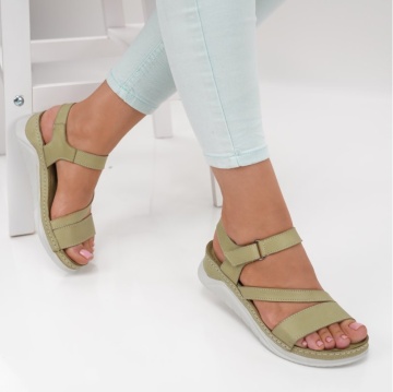 Sandale piele naturala Amira2 Green