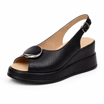 Sandale Piele Naturala Cecina Black