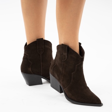 Botine Piele Naturala Alegra Brown
