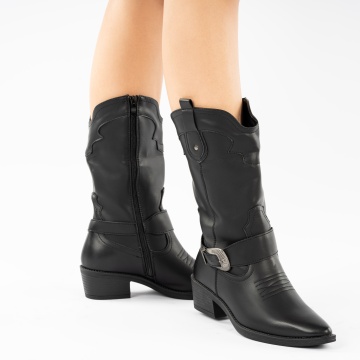 Cizme Cu Toc Kiana2 Black