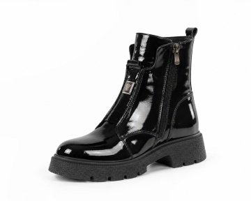 Ghete Piele Naturala Romina2 Black