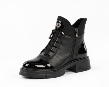 Ghete Piele Naturala Rueda2 Black