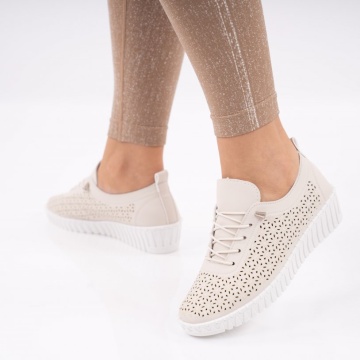 Pantofi Casual Valerina2 Beige