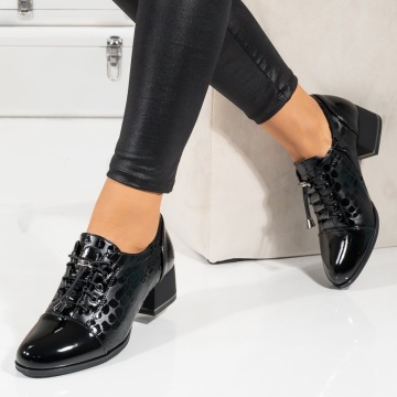 Pantofi Cu Toc Anisa Black