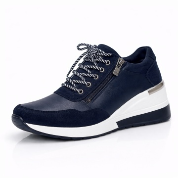 Pantofi Piele Naturala Kamari Navi
