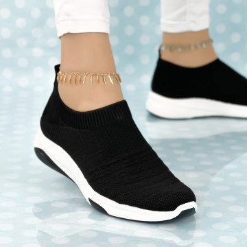 Pantofi Sport Dama Negri din Textil Peruv