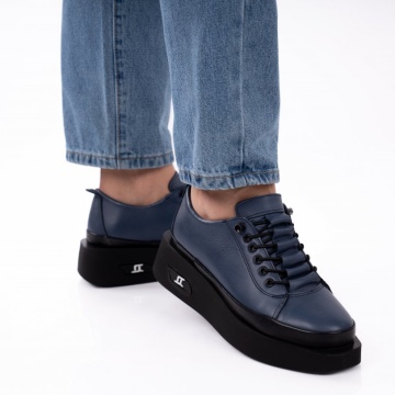 Pantofi Sport Piele Naturala Belona Blue