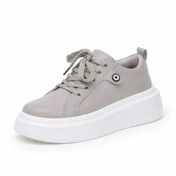 Pantofi Sport Piele Naturala Jimena Grey