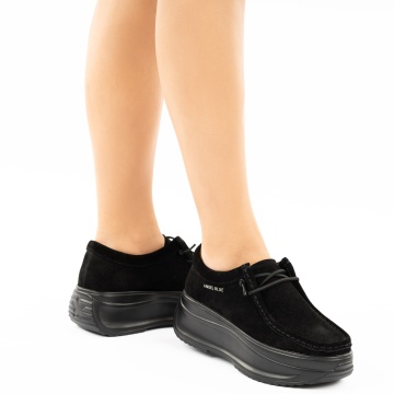 Pantofi Sport Piele Naturala Romey2 Black