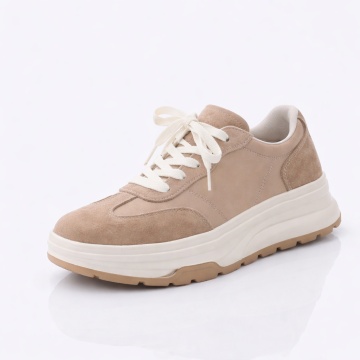 Pantofi Sport Piele Naturala Sima Beige