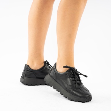 Pantofi Sport Piele Naturala Sozopol2 Black