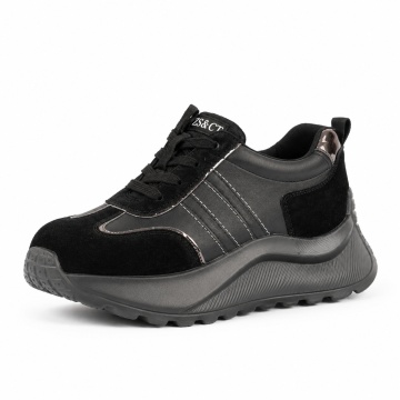 Pantofi Sport Piele Naturala Yamina2 Black
