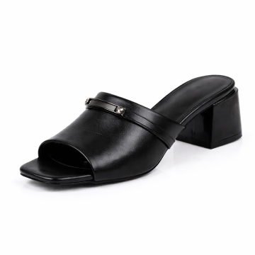 Papuci Cu Toc Erica Black