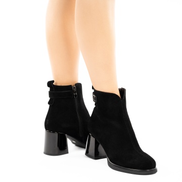 Botine Piele Naturala Ozuna2 Black